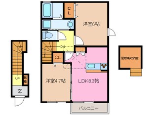 ＭＯ－Ⅴ　Ａ棟の物件間取画像